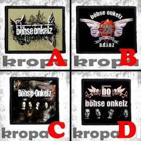 Naszywka BOHSE ONKELZ 10 x 10 cm Dużo Wzorów!