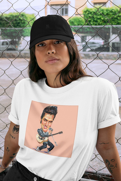 Koszulka z naszywką Elvis Presley 02