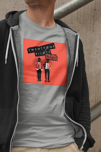 Koszulka z naszywką Twenty One Pilots 04