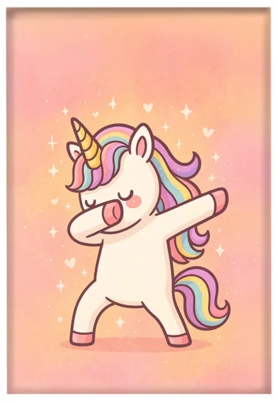 Magnes Jednorożec DAB time – śmieszny jednorożec, prezent dla dziecka