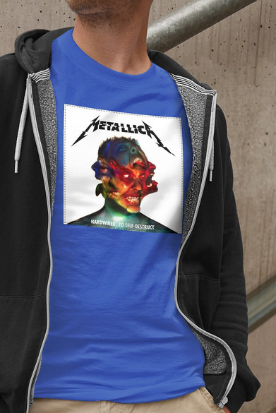 Koszulka z naszywką Metallica Hardwired..