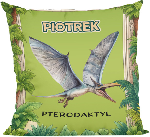 Poduszka Dinozaury Pterodaktyl – dodaj imię