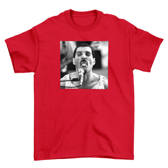 Koszulka z naszywką Queen Freddie Mercury 1