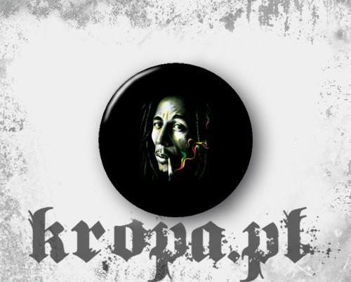 Przypinka  BOB MARLEY