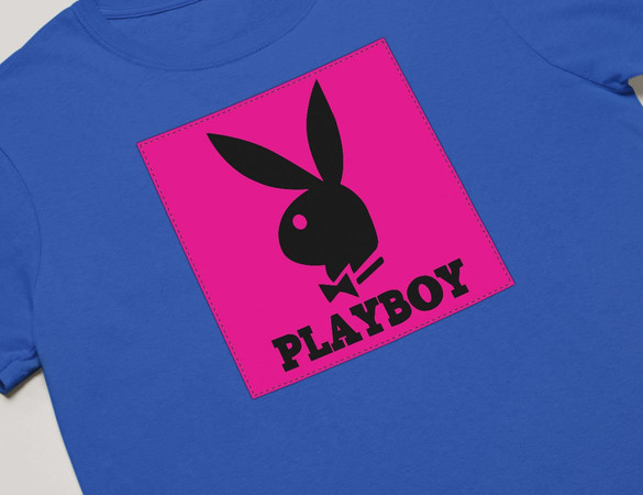 Koszulka z naszywką PLAYBOY logo