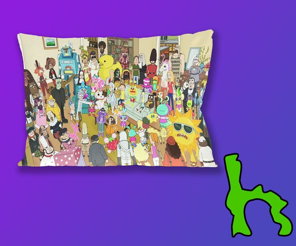 Poduszka RICK and MORTY 60x40cm WZORY + imię GRATIS