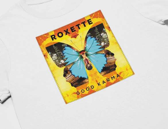 Koszulka z naszywką ROXETTE good karma
