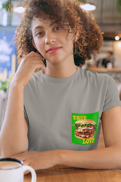 Koszulka z kieszonką LOVE BURGER