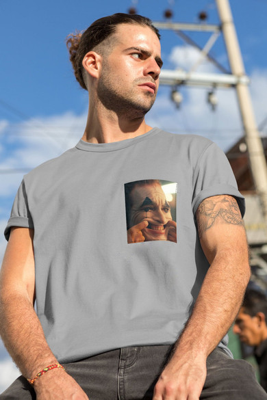 Koszulka z kieszonką JOKER FACE