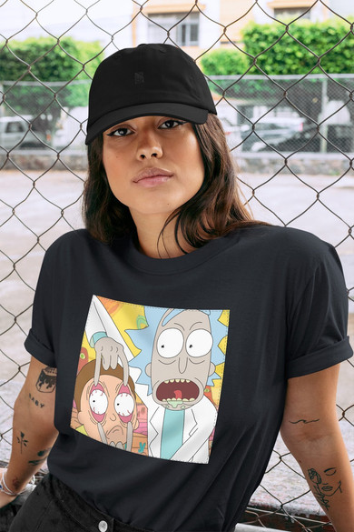 Koszulka z naszywką Rick and Morty 04