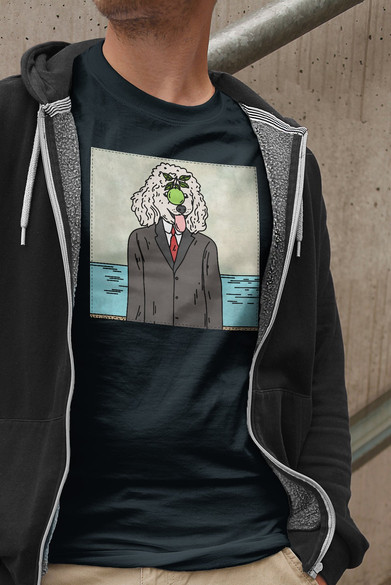 Koszulka z naszywką DOG PARODY:  Syn człowieczy