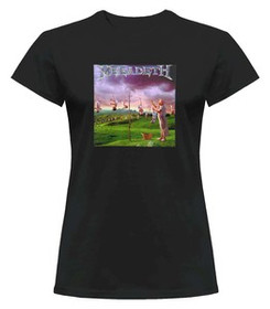 Bluzka damska z naszywką Megadeth Southanasia