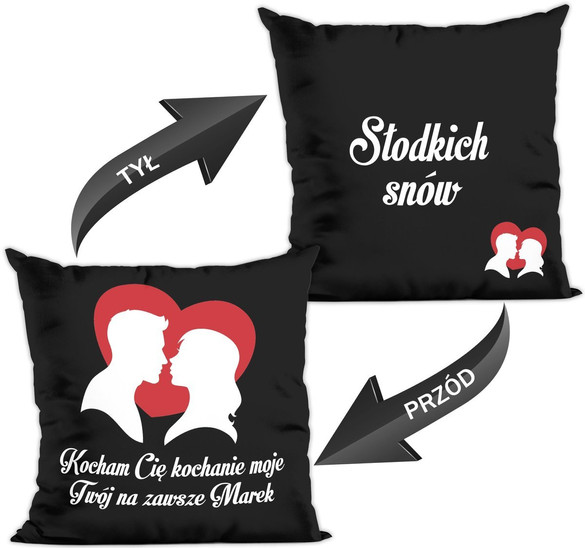Poduszka na Walentynki DODAJ NAPIS