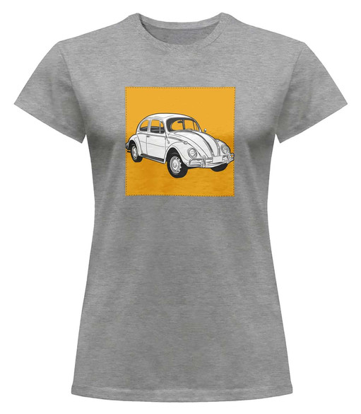 Bluzka damska z naszywką Volkswagen Beetle