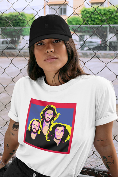 Koszulka z naszywką  Bee Gees  02
