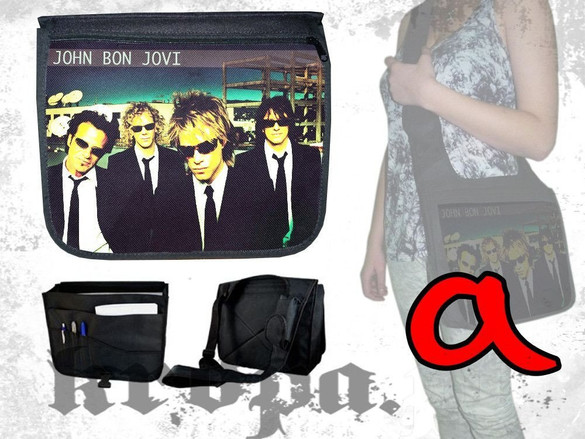 Torba szkolna na ramię JOHN BON JOVI