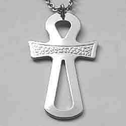 Wisior z łańcuszkiem KRZYŻ ANKH 01