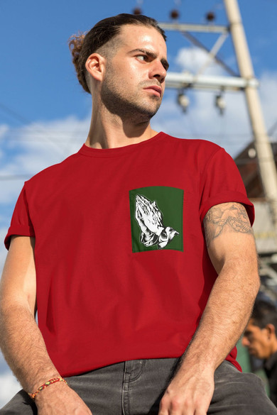Koszulka z kieszonką MODLITWA PRAISE HANDS