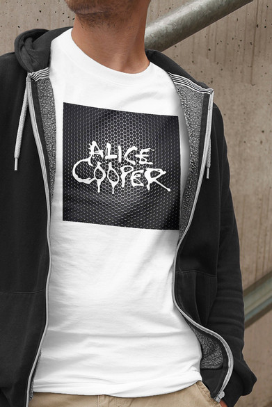 Koszulka z naszywką Alice Cooper  logo
