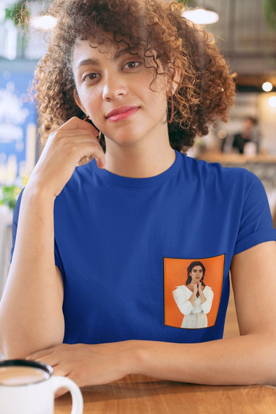 Koszulka z kieszonką DUA LIPA 02