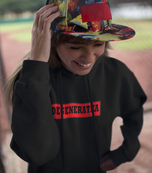 Bluza z naszywką DEGENERATKA