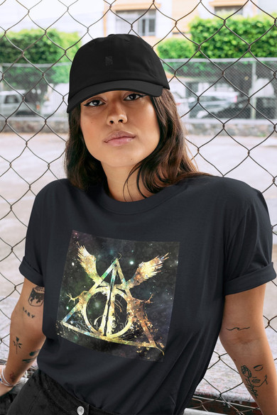 Koszulka z naszywką Harry Potter insygnia