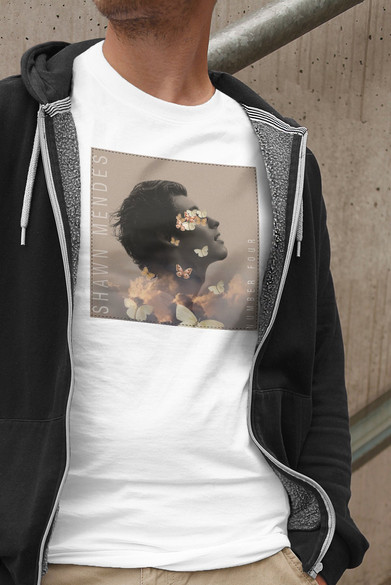 Koszulka z naszywką Shawn Mendes 05