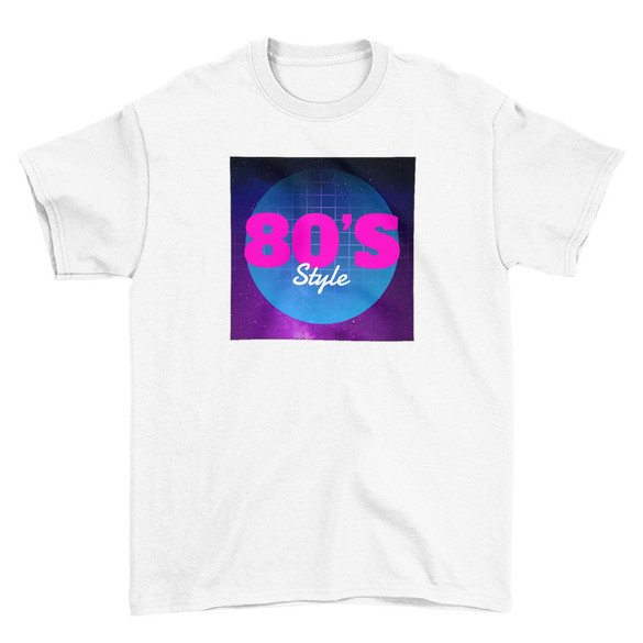 Koszulka z naszywką 80's Style