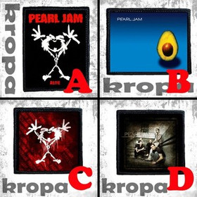 Naszywka PEARL JAM 8 X 8 cm Dużo Wzorów!