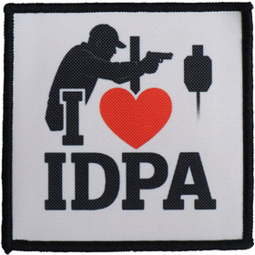 Naszywka dla strzelca I LOVE IDPA