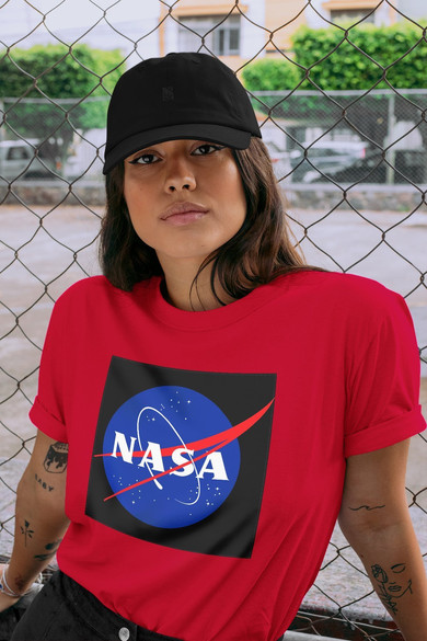 Koszulka z naszywką NASA logo