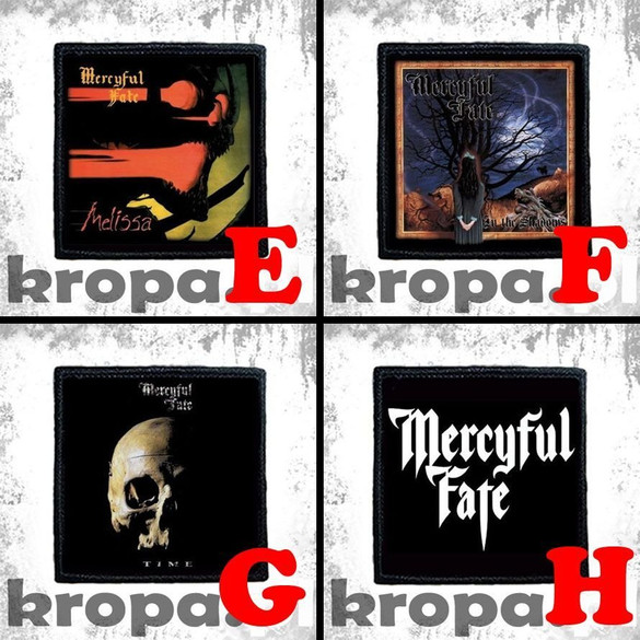 Naszywka MERCYFUL FATE 10 x 10 cm  Dużo Wzorów!