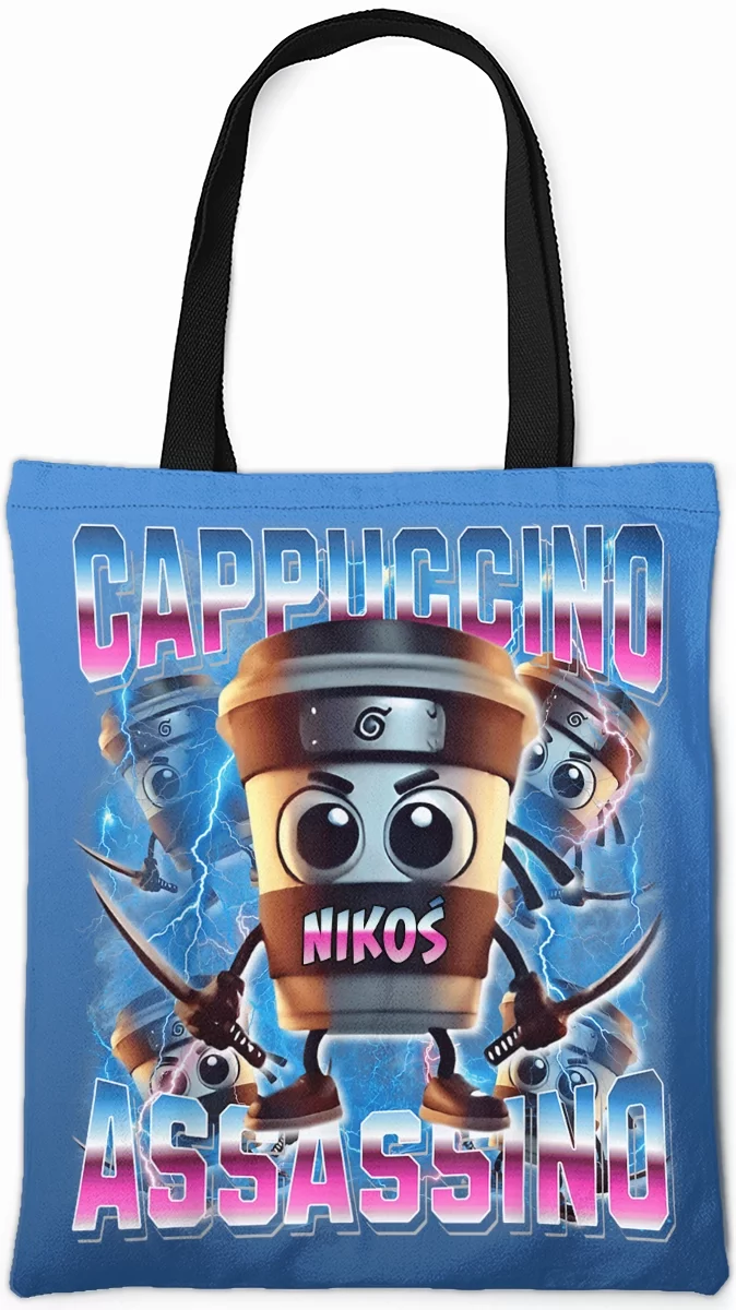 Torba na ramię Italian Brainrot Cappuccino Assassino