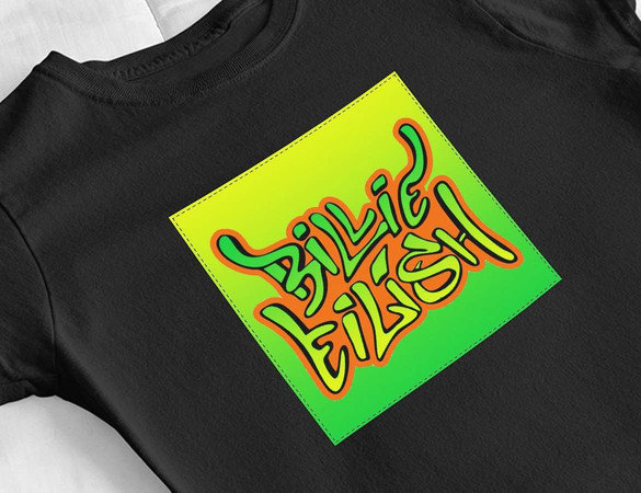 Bluzka damska z naszywką Billie Eilish 05