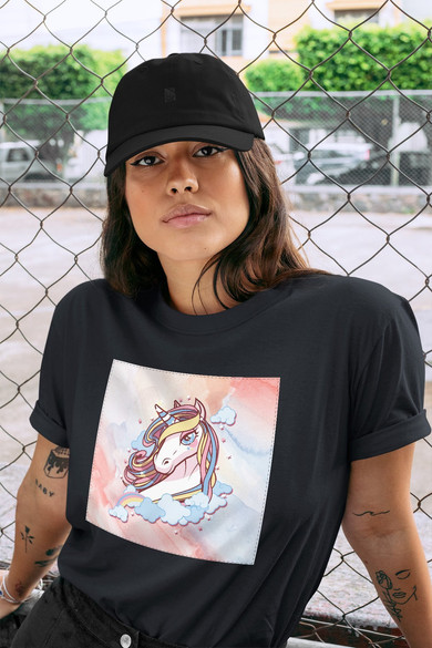 Koszulka z naszywką Unicorne 02