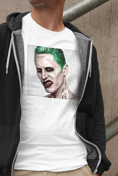 Koszulka z naszywką Joker Jared Leto