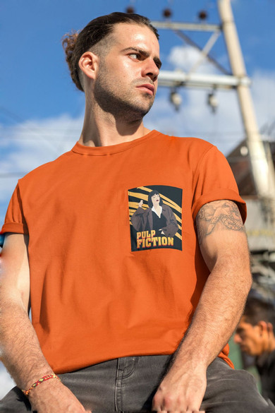 Koszulka z kieszonką PULP FICTION MIA