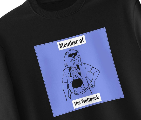 Bluza z naszywką Member of the Wolfpack