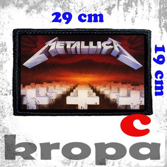 Naszywka duża na ubranie METALLICA