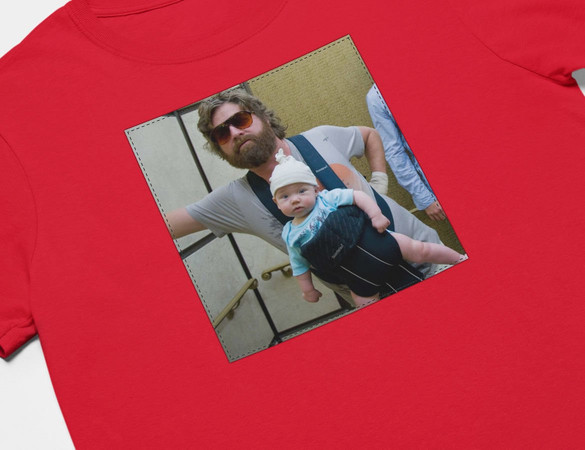 Koszulka z naszywką Kac Vegas Alan&Baby