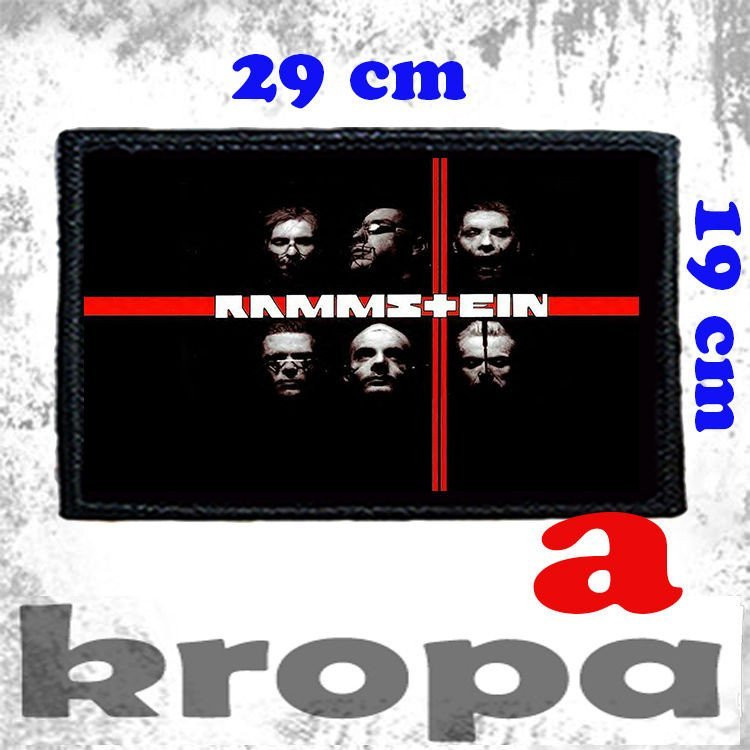 Naszywka duża na ubranie RAMMSTEIN