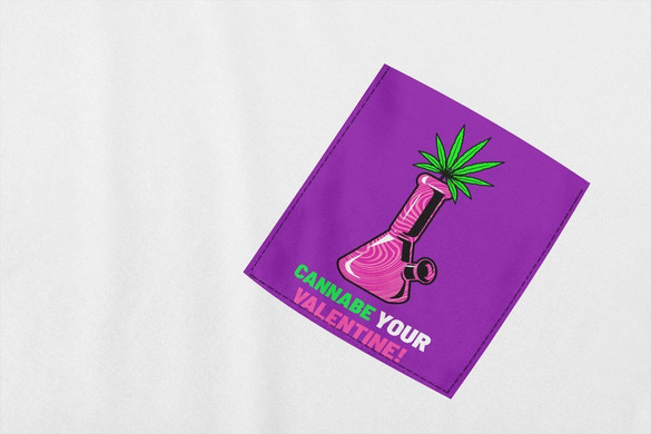 Koszulka z kieszonką CANNABE YOUR VALENTINE