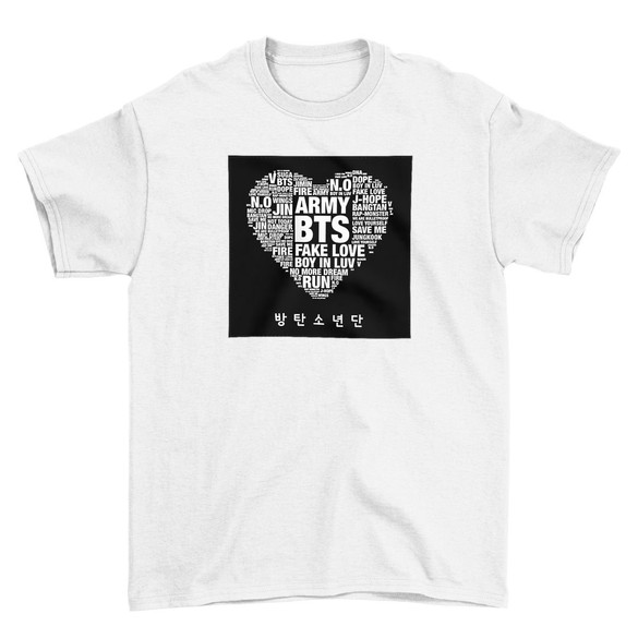 Koszulka z naszywką BTS Army