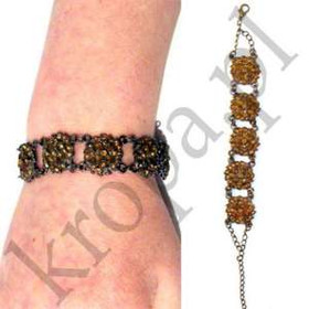 Bransoletka (jasny brąz) - 01