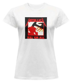 Bluzka damska z naszywką Metallica Kill...
