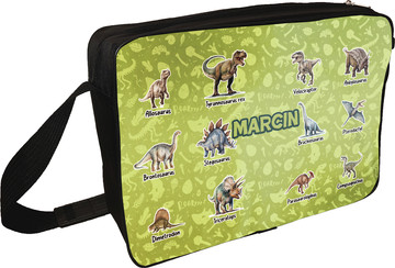 Torba na ramię Dinozaury różne - z imieniem dziecka