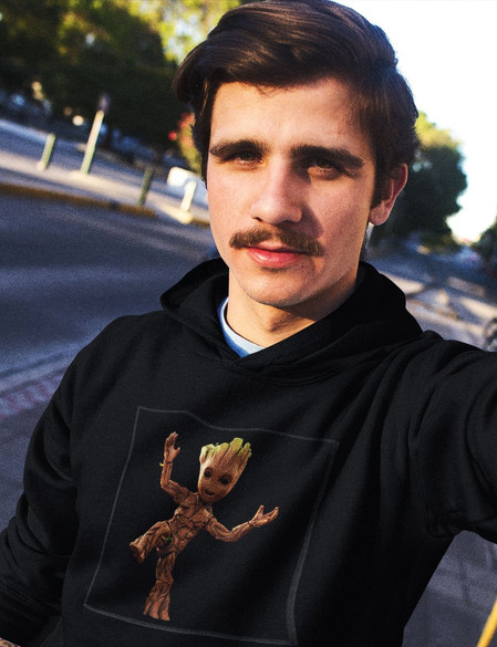 Bluza z naszywką I AM GROOT