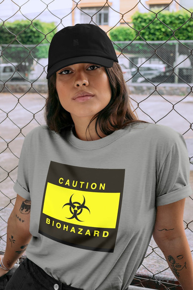 Koszulka z naszywką Biohazard  02