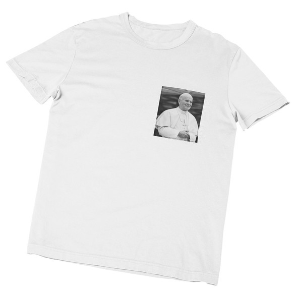 Koszulka z kieszonką Jan Paweł II 02