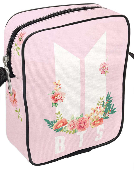Torba Listonoszka BTS Pink Dodaj swój napis!